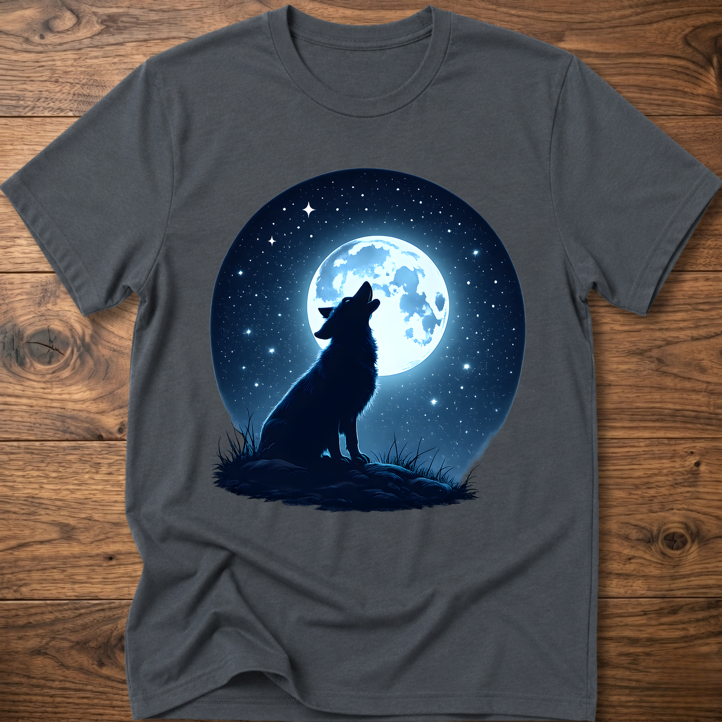 Moonlit Dog Dark T-Shirt