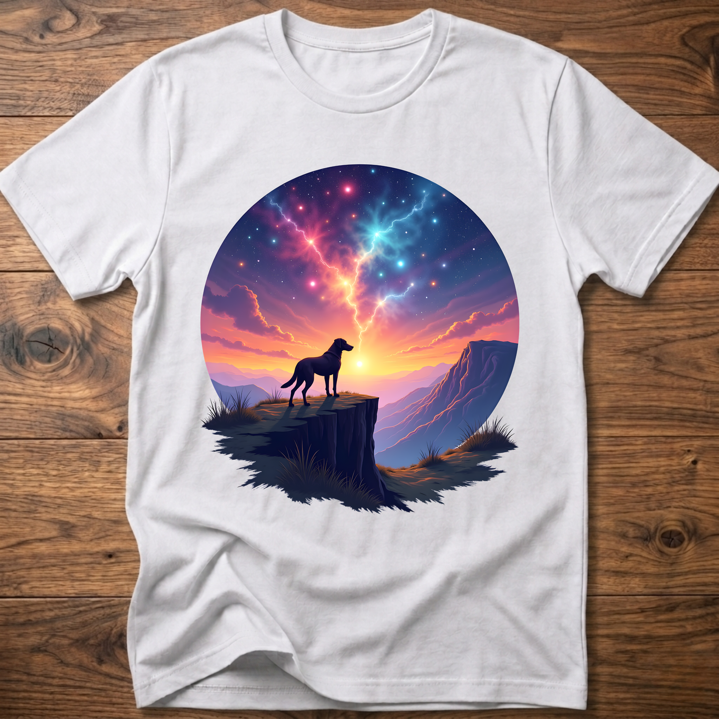 Galactic Sky Dog T-Shirt