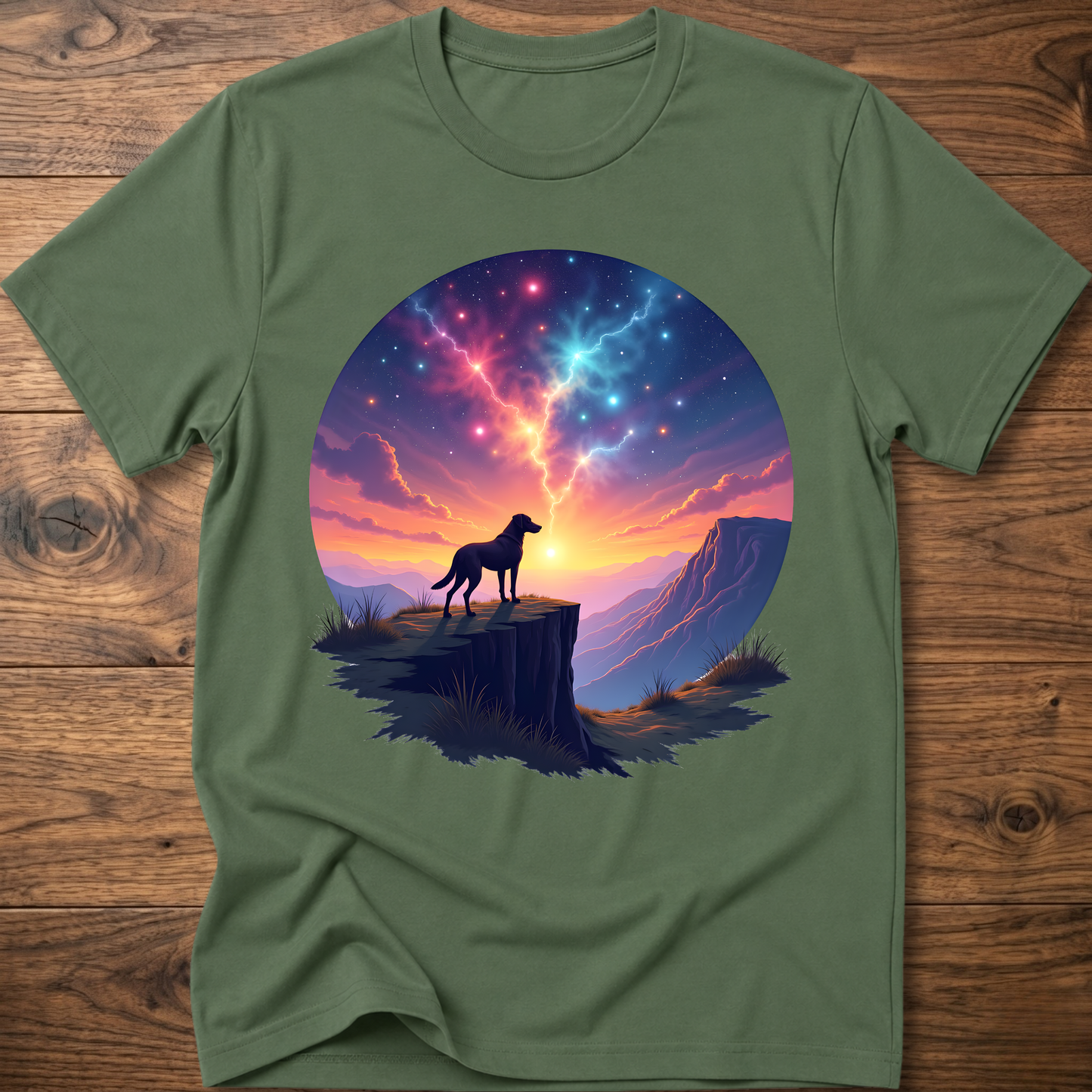 Galactic Sky Dog T-Shirt