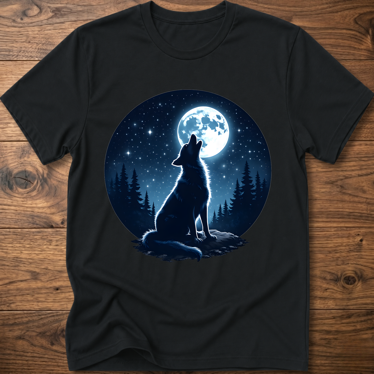 Dark Starry Dog T-Shirt