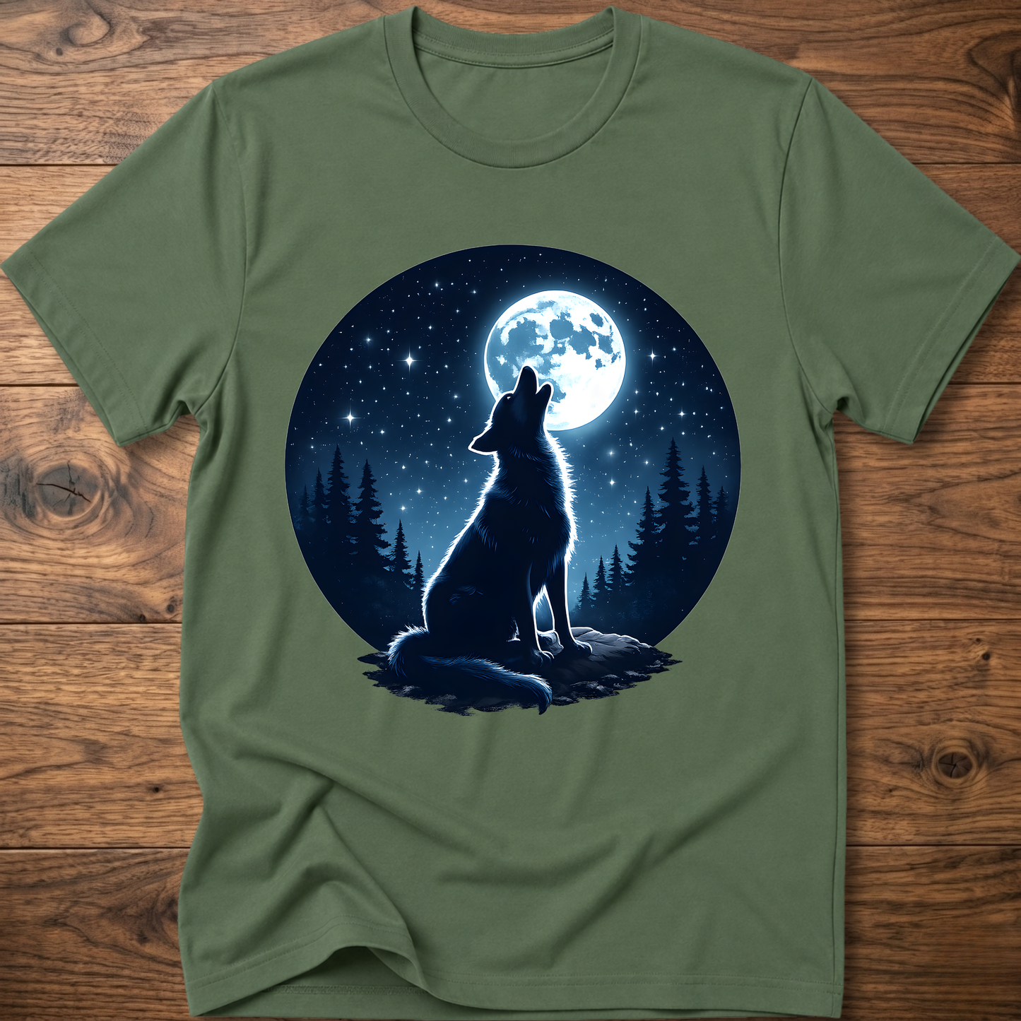 Dark Starry Dog T-Shirt