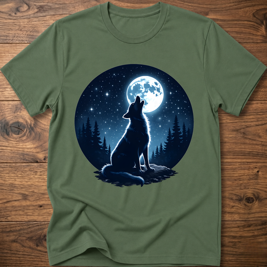Dark Starry Dog T-Shirt