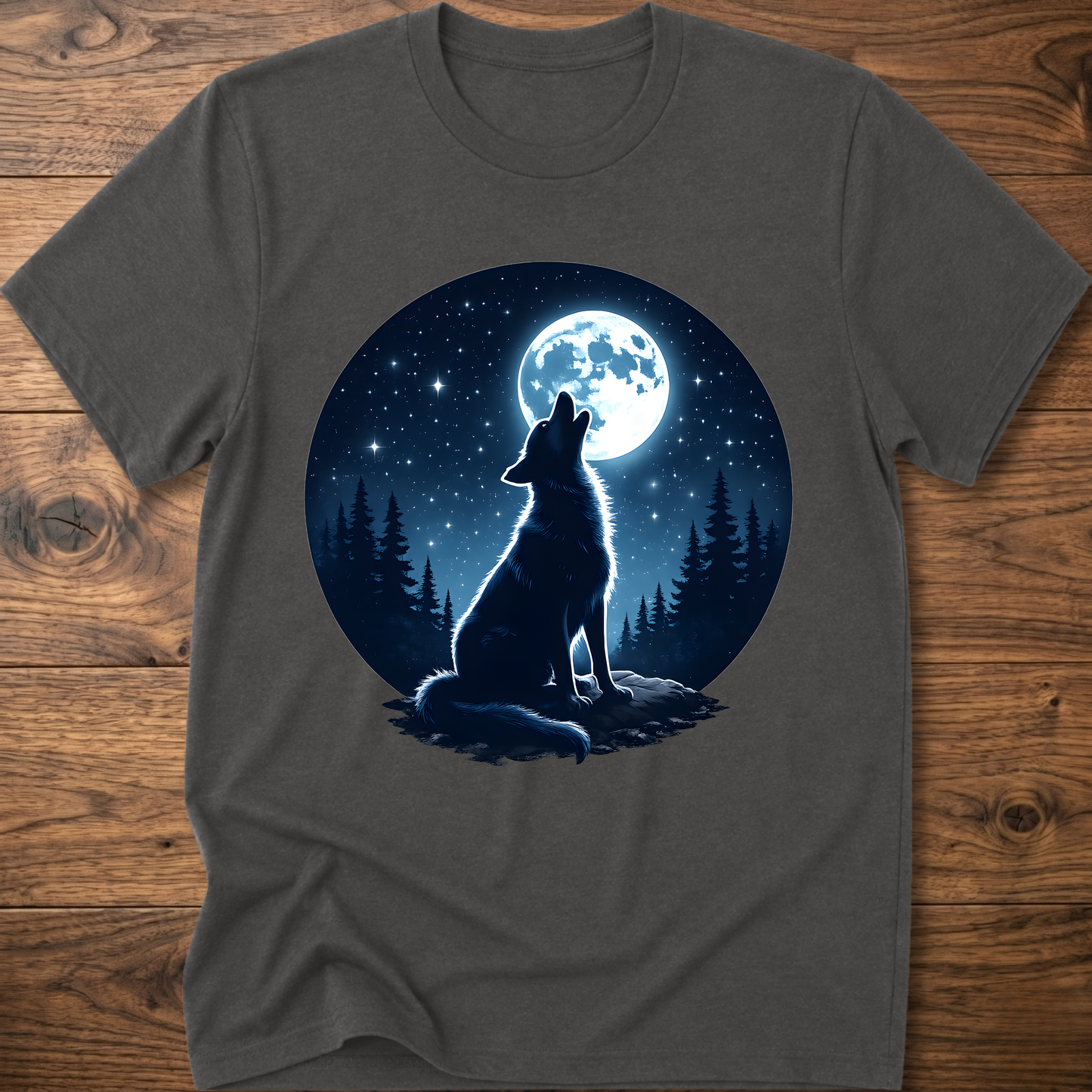Dark Starry Dog T-Shirt