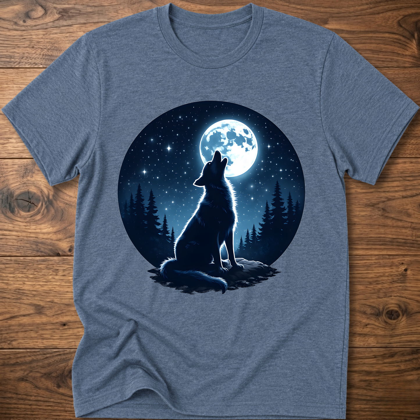 Dark Starry Dog T-Shirt