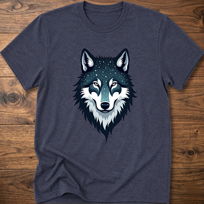 Starry Wolf Head T-Shirt