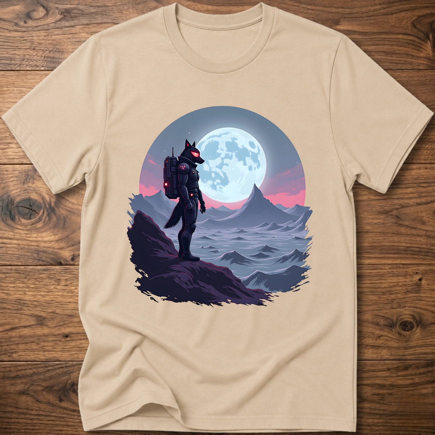 Dark Astro Wolf T-Shirt