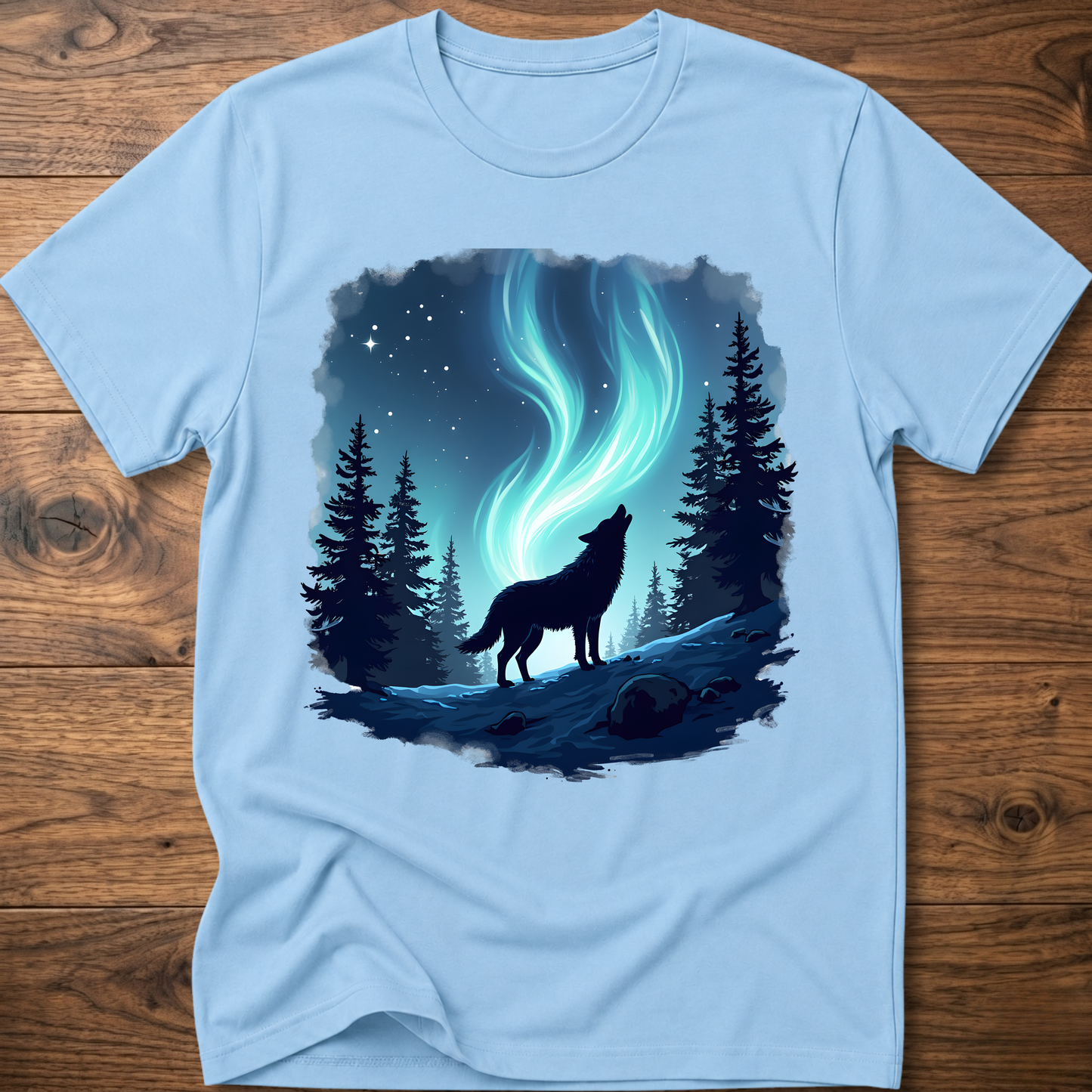 Aurora Night Wolf T-Shirt
