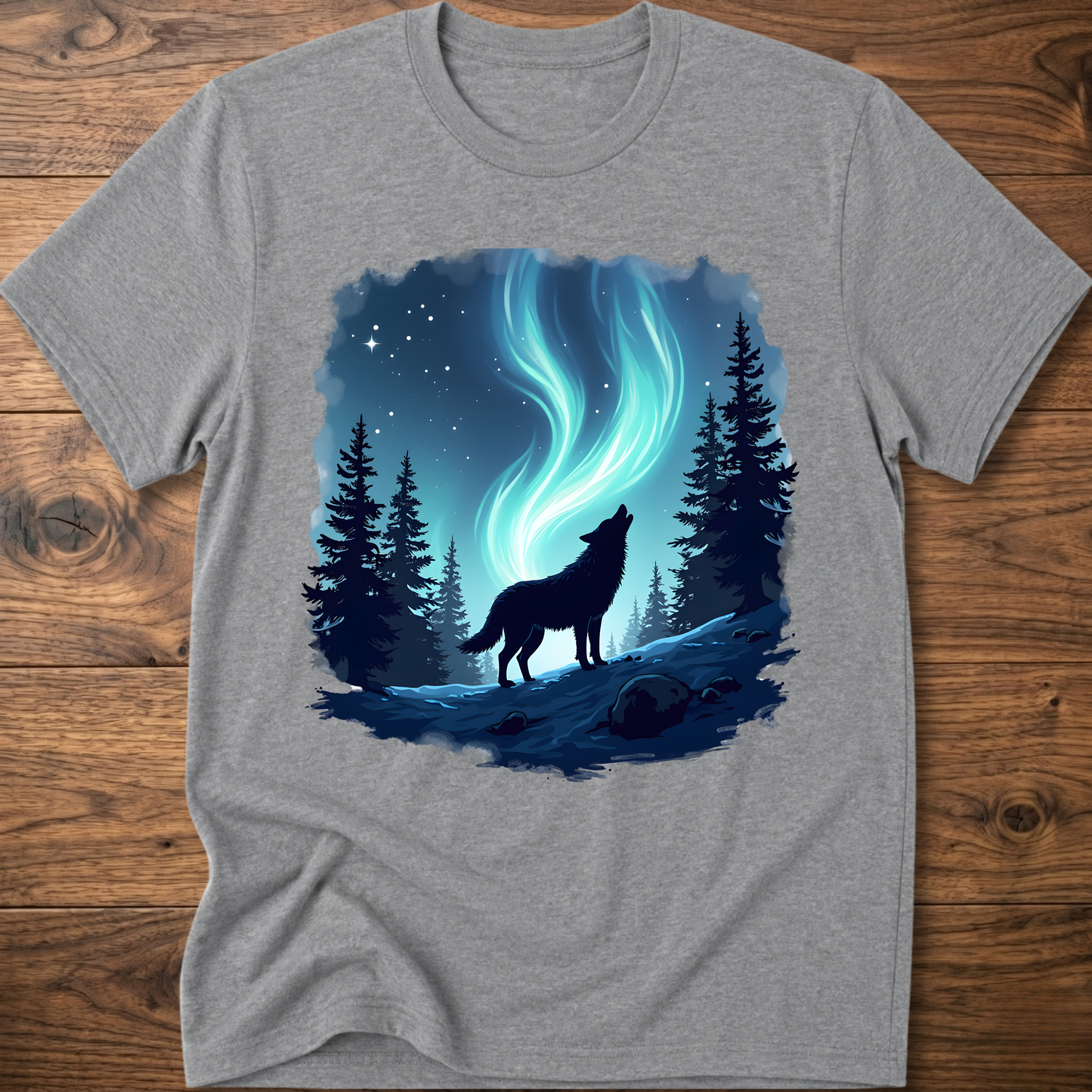 Aurora Night Wolf T-Shirt