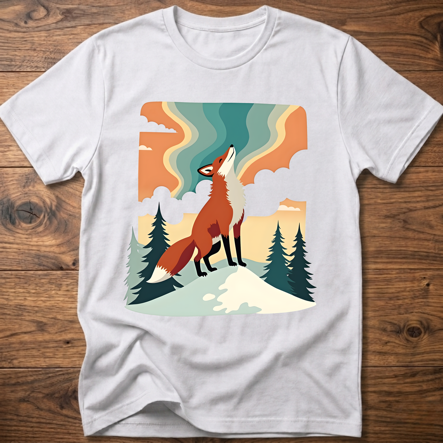 Aurora Retro Fox T-Shirt