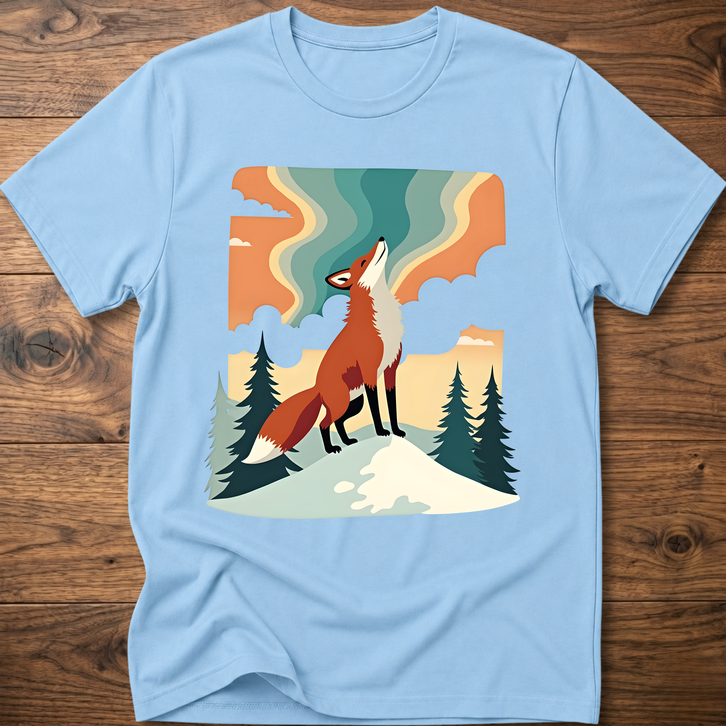 Aurora Retro Fox T-Shirt