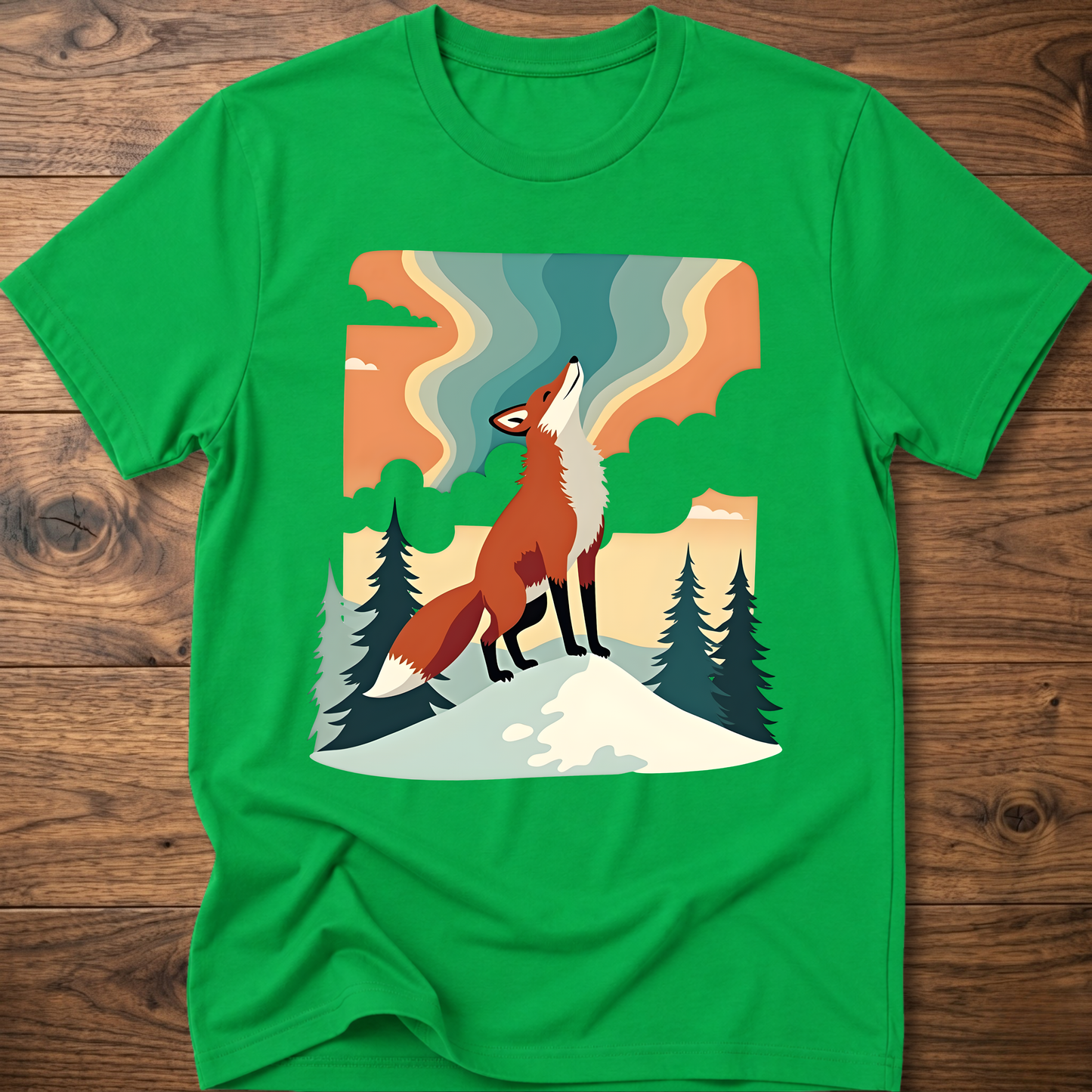 Aurora Retro Fox T-Shirt