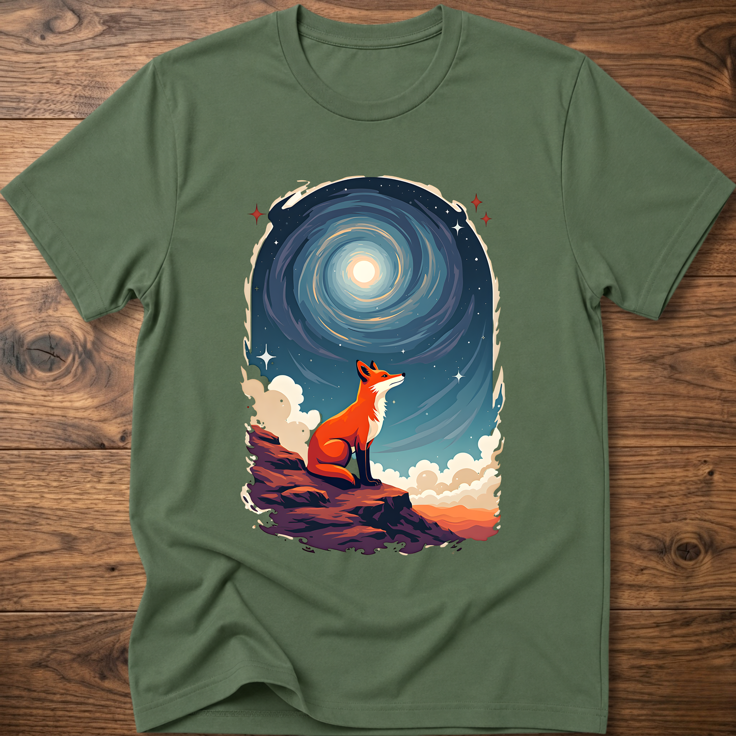 Galactic Retro Fox T-Shirt