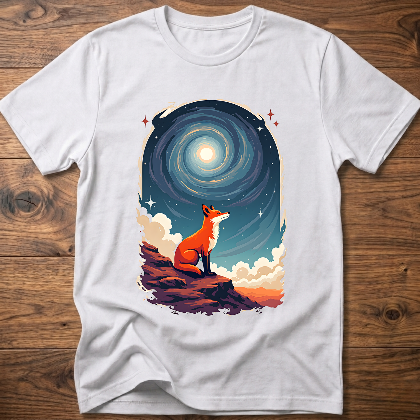 Galactic Retro Fox T-Shirt