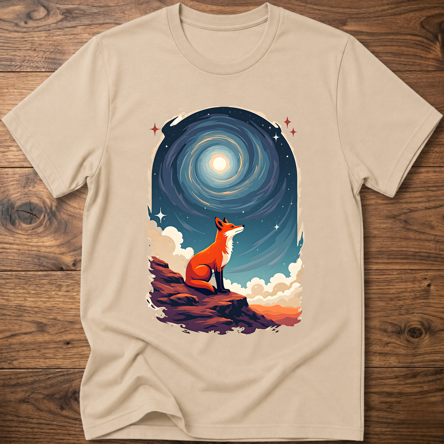 Galactic Retro Fox T-Shirt