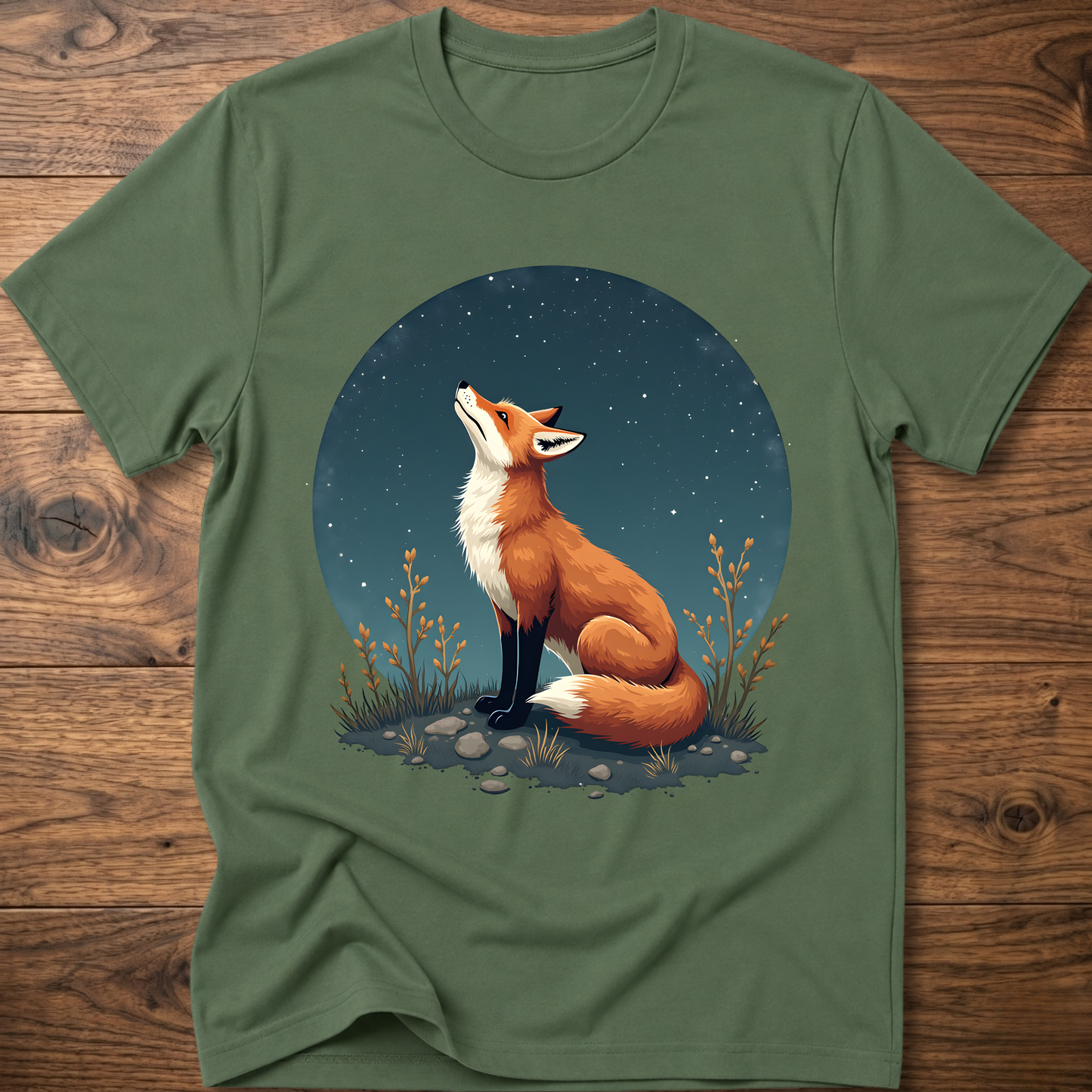 Starry Sky Fox T-Shirt