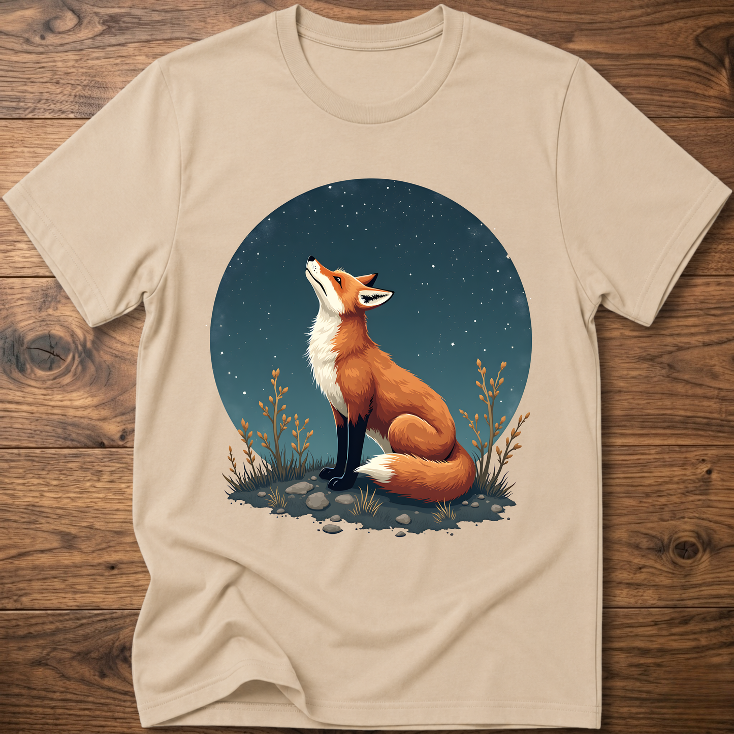 Starry Sky Fox T-Shirt