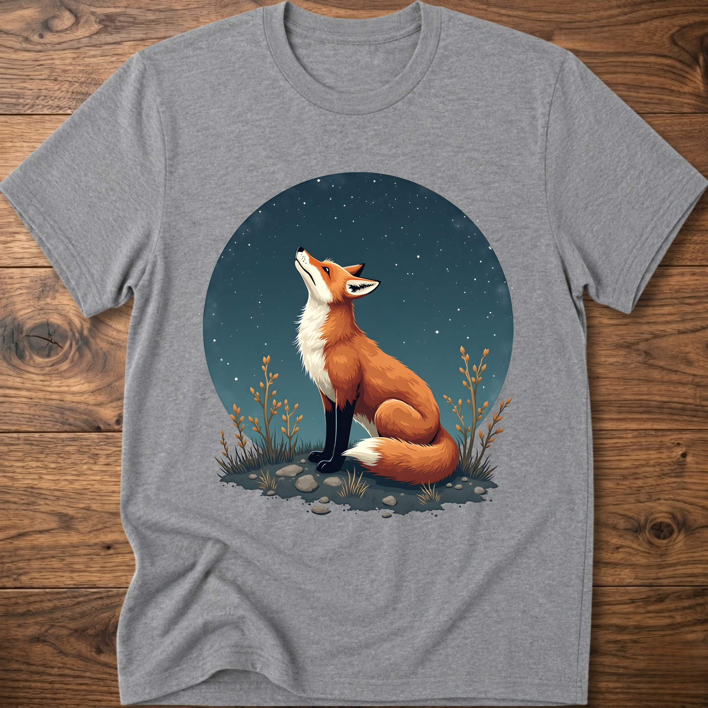 Starry Sky Fox T-Shirt