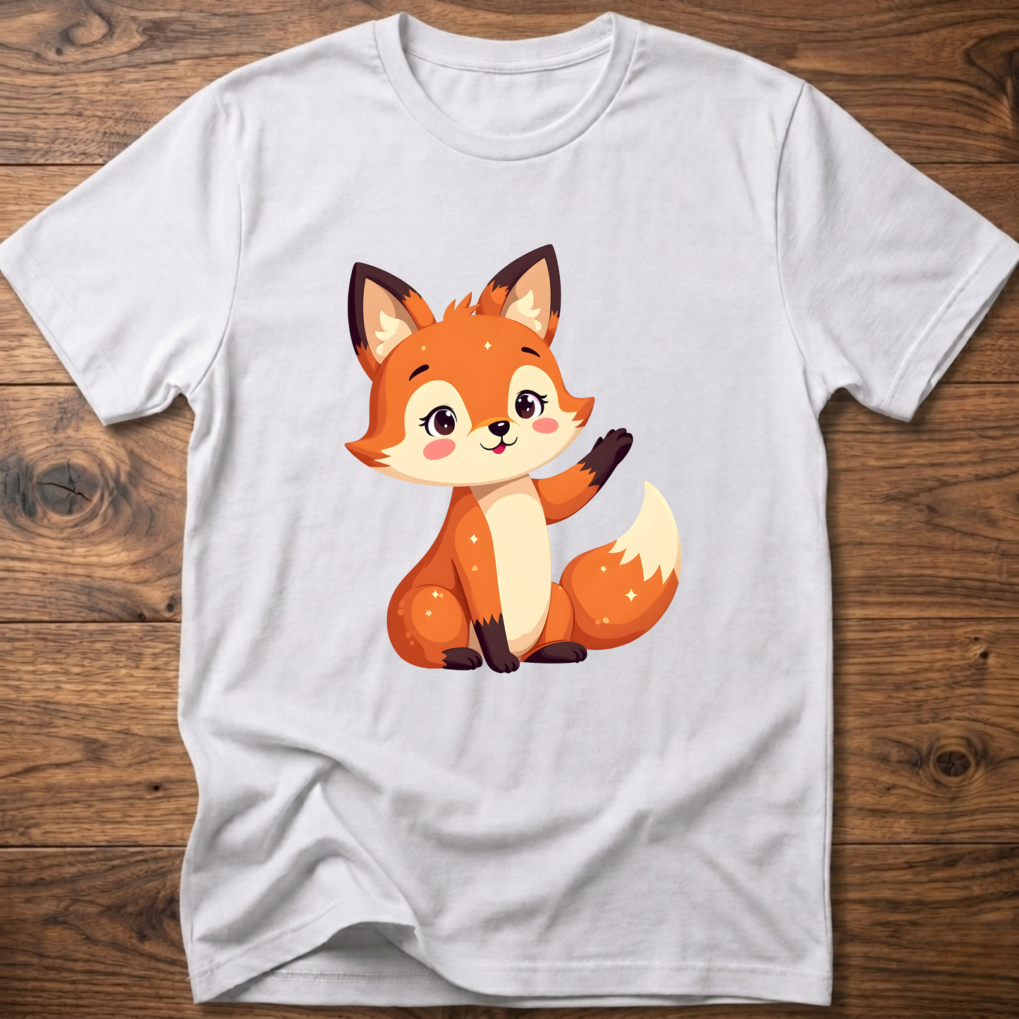 Starry Cute Fox T-Shirt