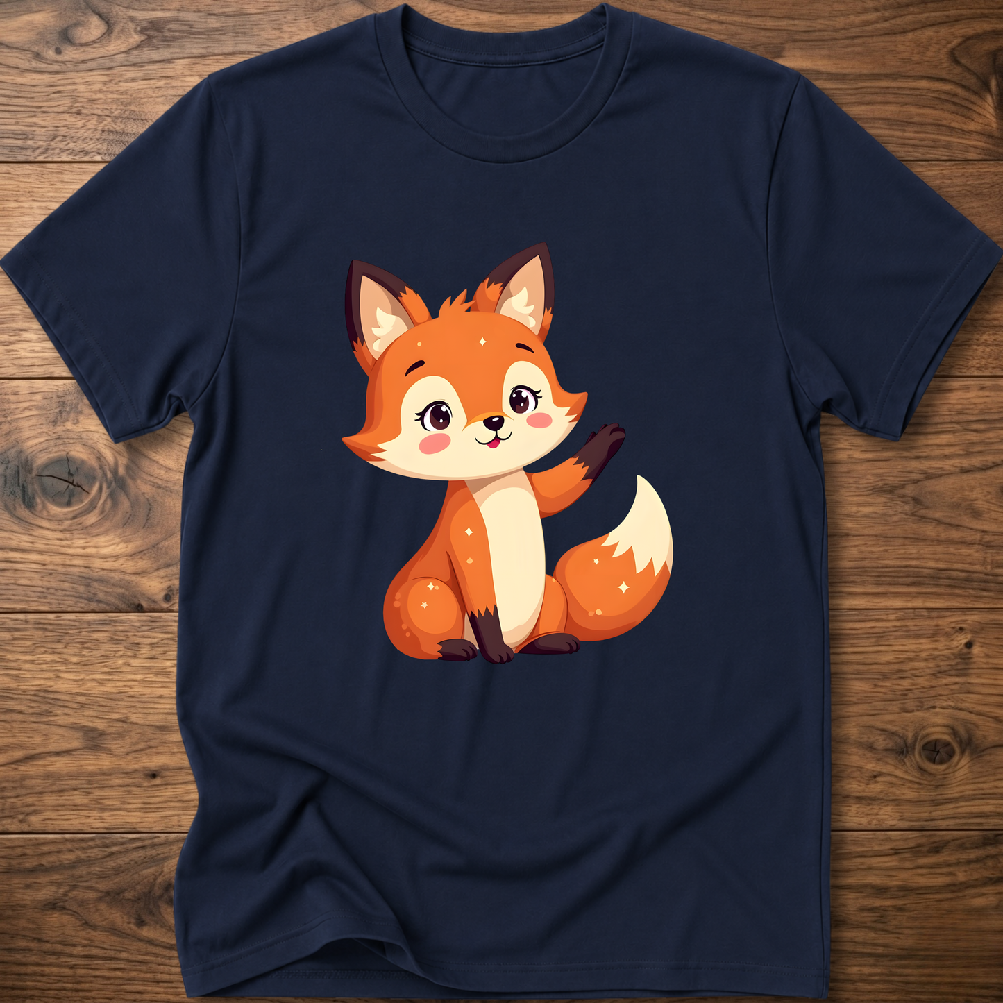 Starry Cute Fox T-Shirt