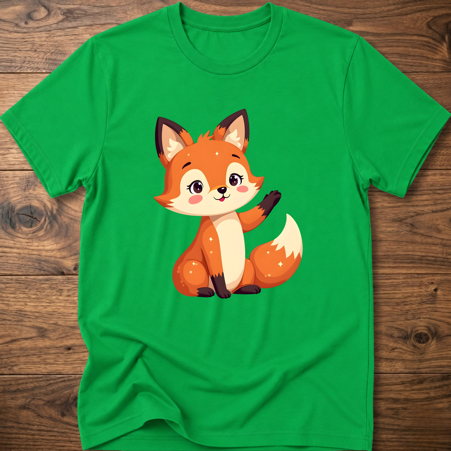 Starry Cute Fox T-Shirt