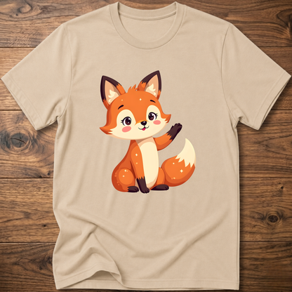 Starry Cute Fox T-Shirt