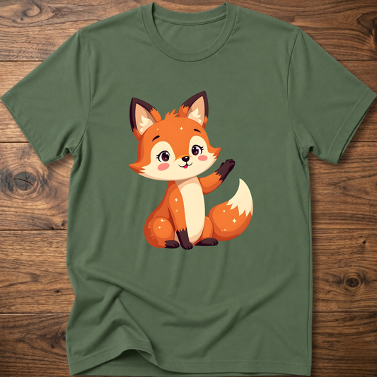 Starry Cute Fox T-Shirt