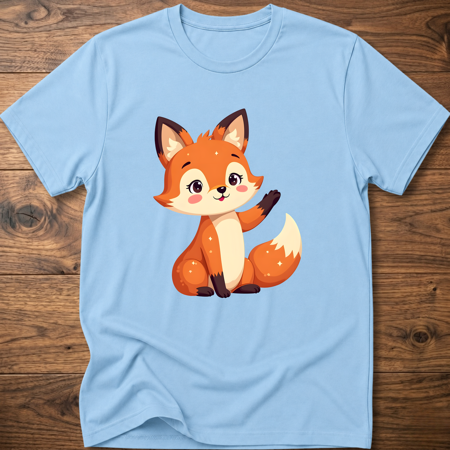 Starry Cute Fox T-Shirt