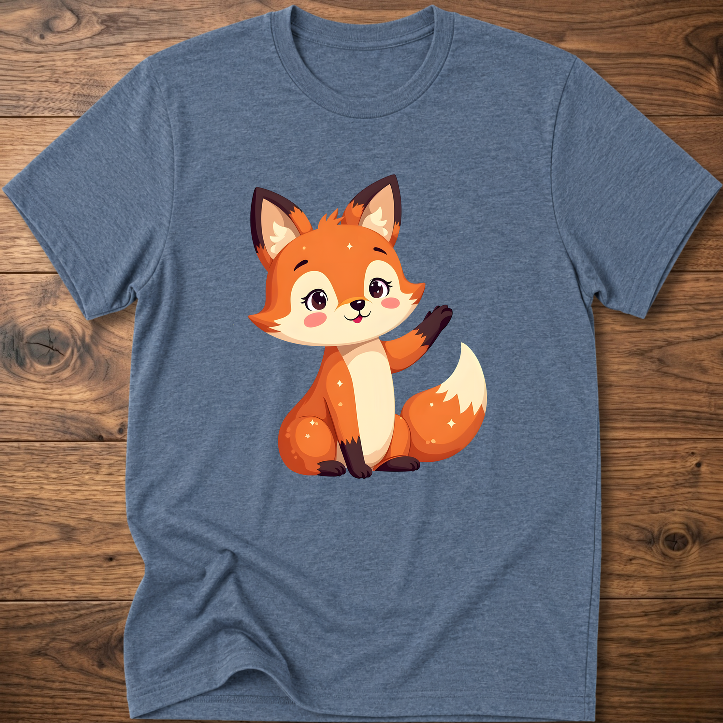 Starry Cute Fox T-Shirt