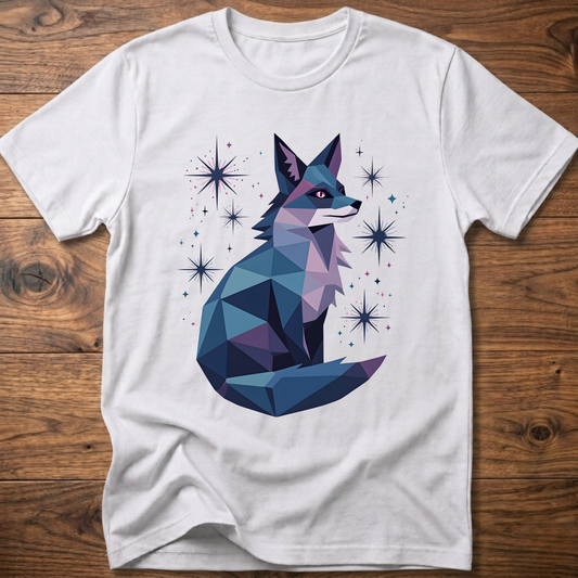Starry Geometric Fox T-Shirt