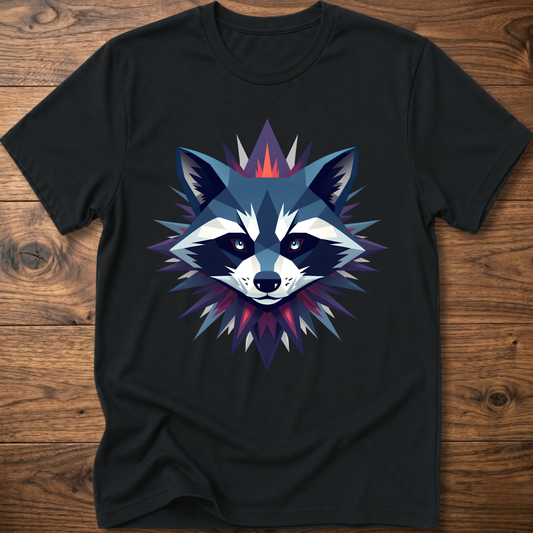 Abstract Galaxy Raccoon T-Shirt