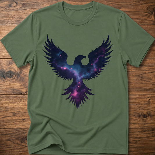 Galactic Abstract Eagle T-Shirt