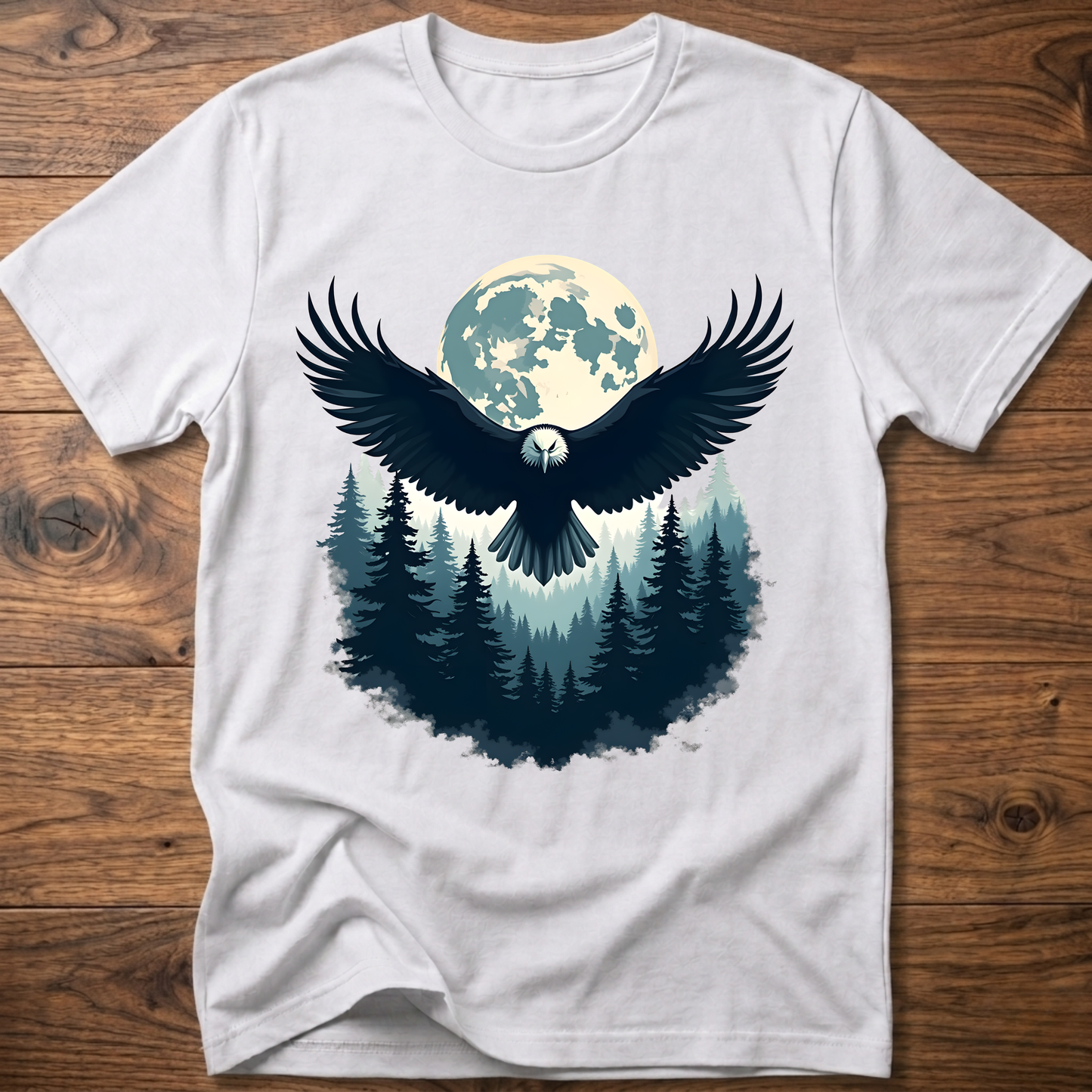 Moon Forest Eagle T-Shirt