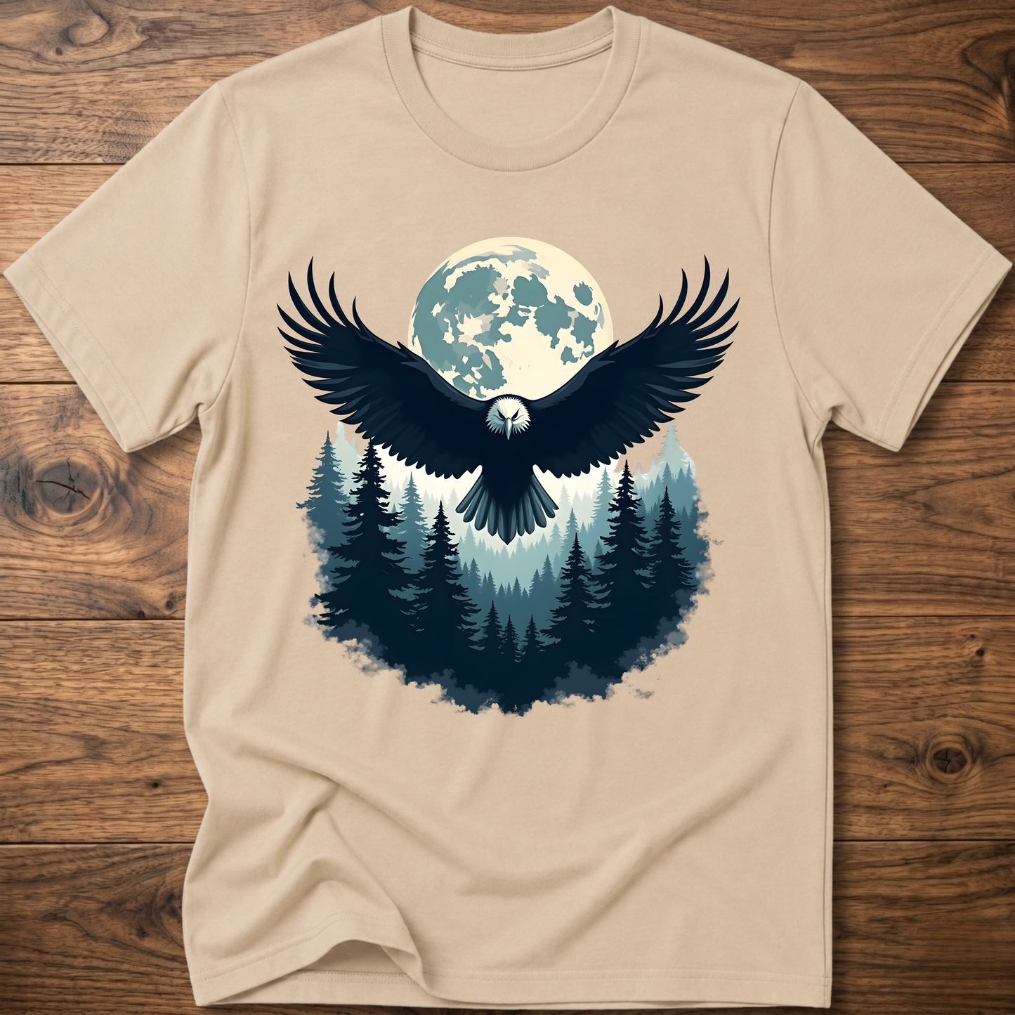 Moon Forest Eagle T-Shirt