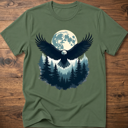 Moon Forest Eagle T-Shirt