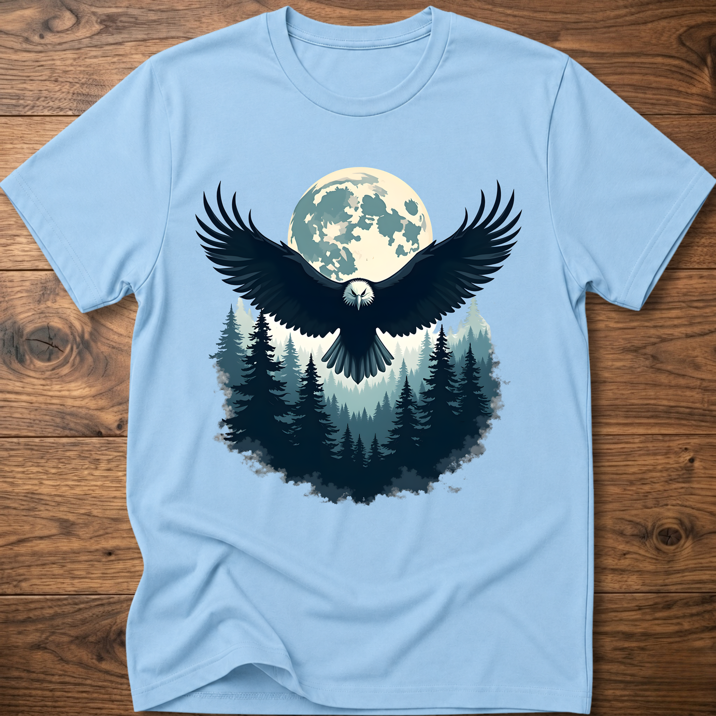Moon Forest Eagle T-Shirt