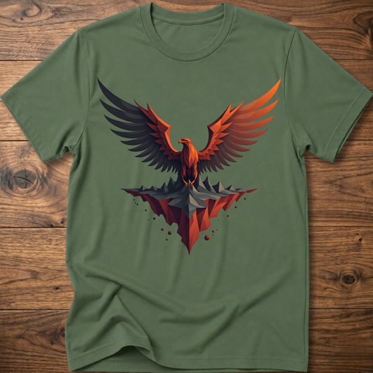 Martian Geometric Eagle T-Shirt