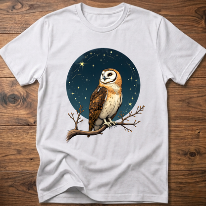 Starry Vintage Owl T-Shirt