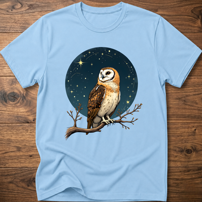 Starry Vintage Owl T-Shirt