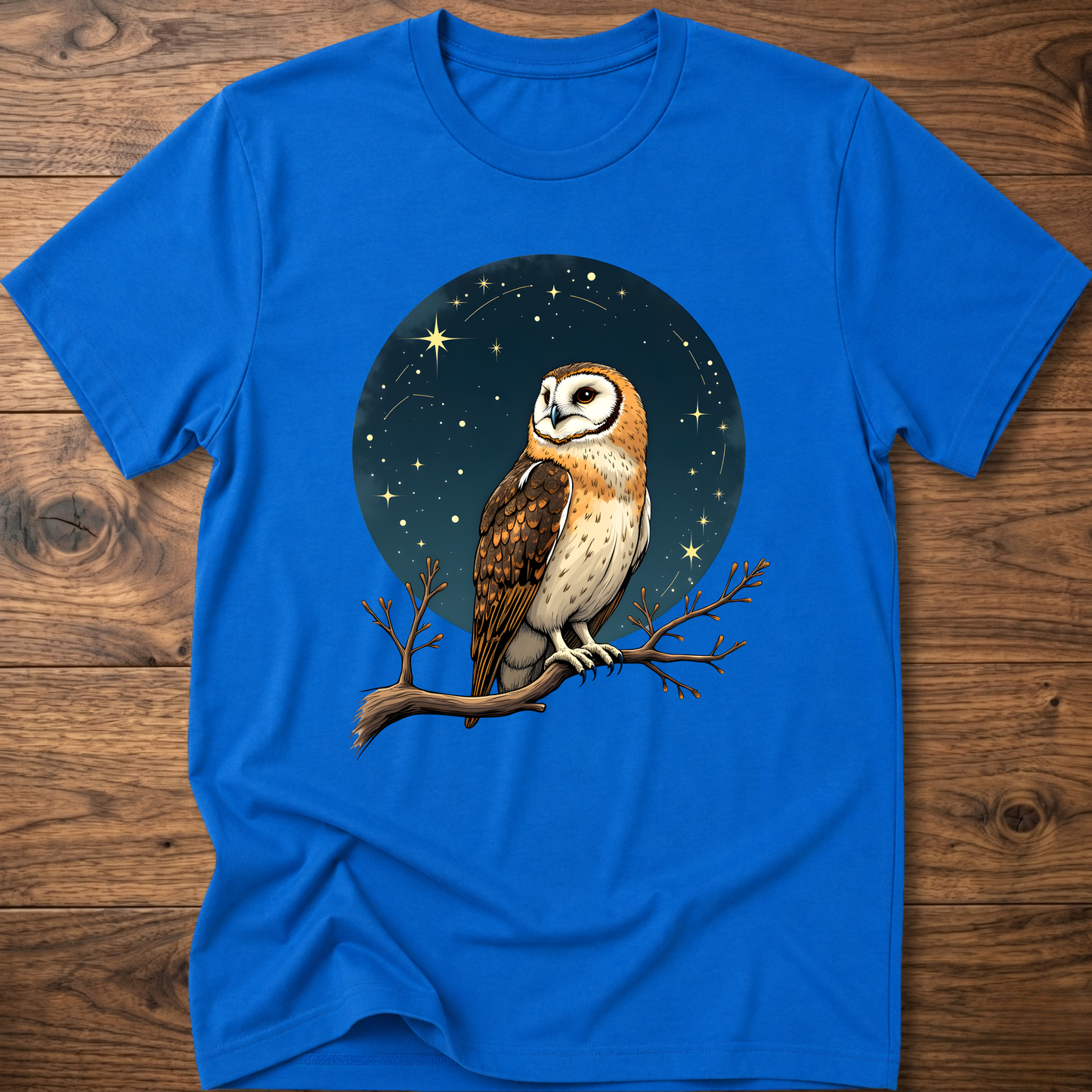 Starry Vintage Owl T-Shirt