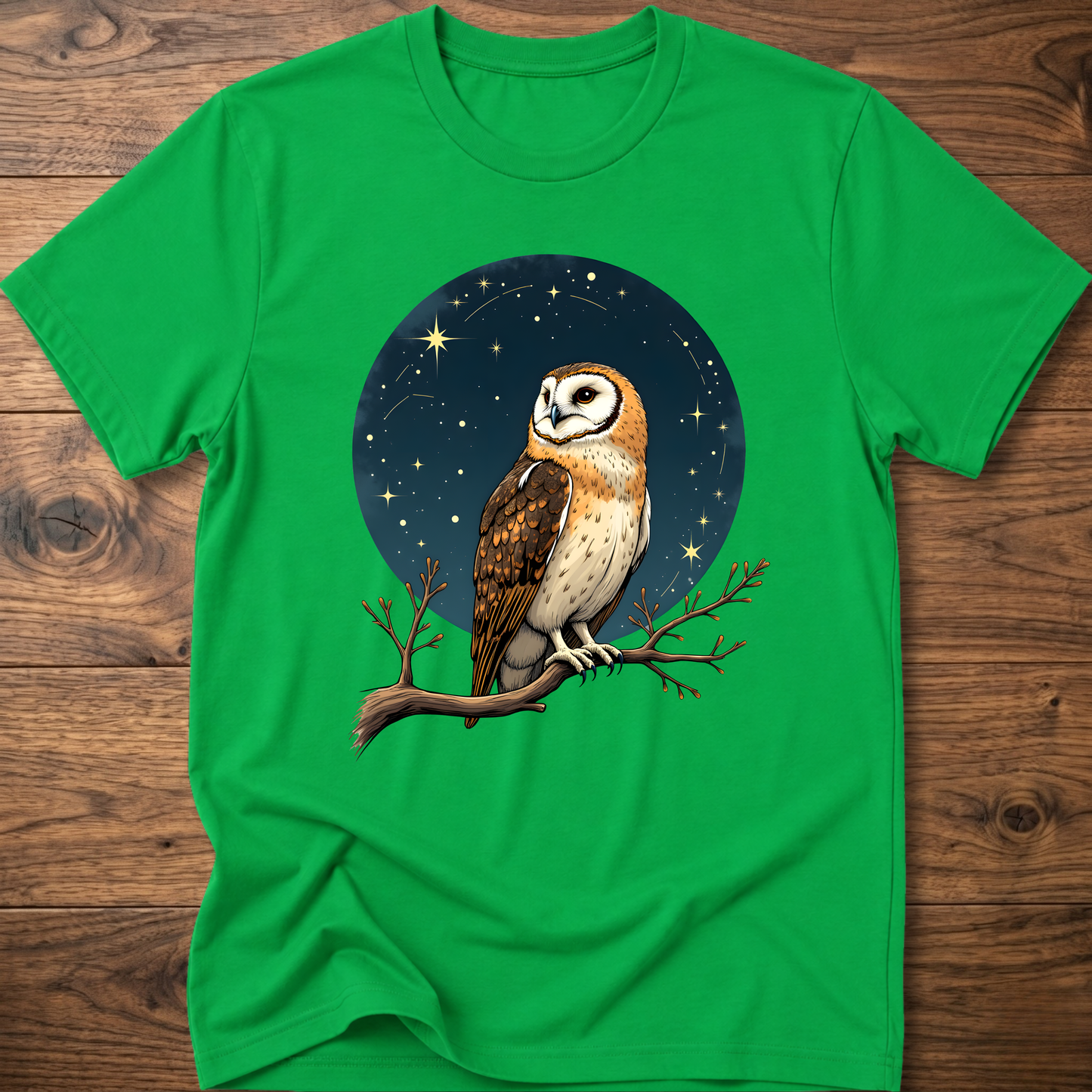Starry Vintage Owl T-Shirt
