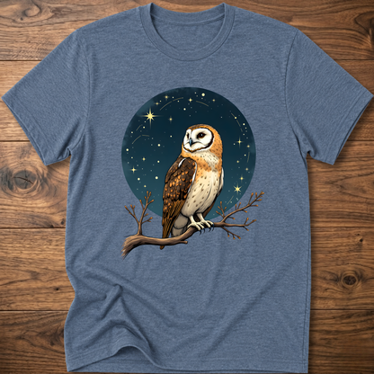Starry Vintage Owl T-Shirt