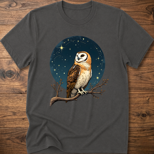 Starry Vintage Owl T-Shirt