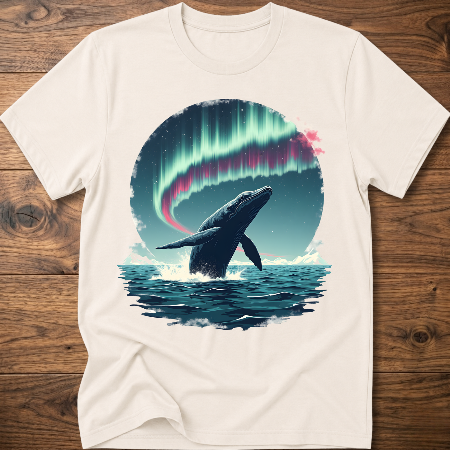 Aurora Retro Whale T-Shirt