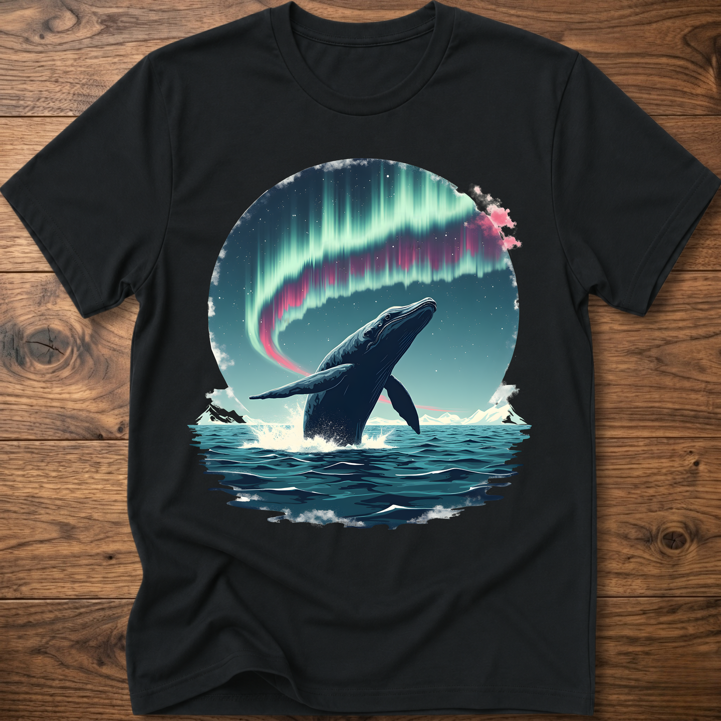 Aurora Retro Whale T-Shirt
