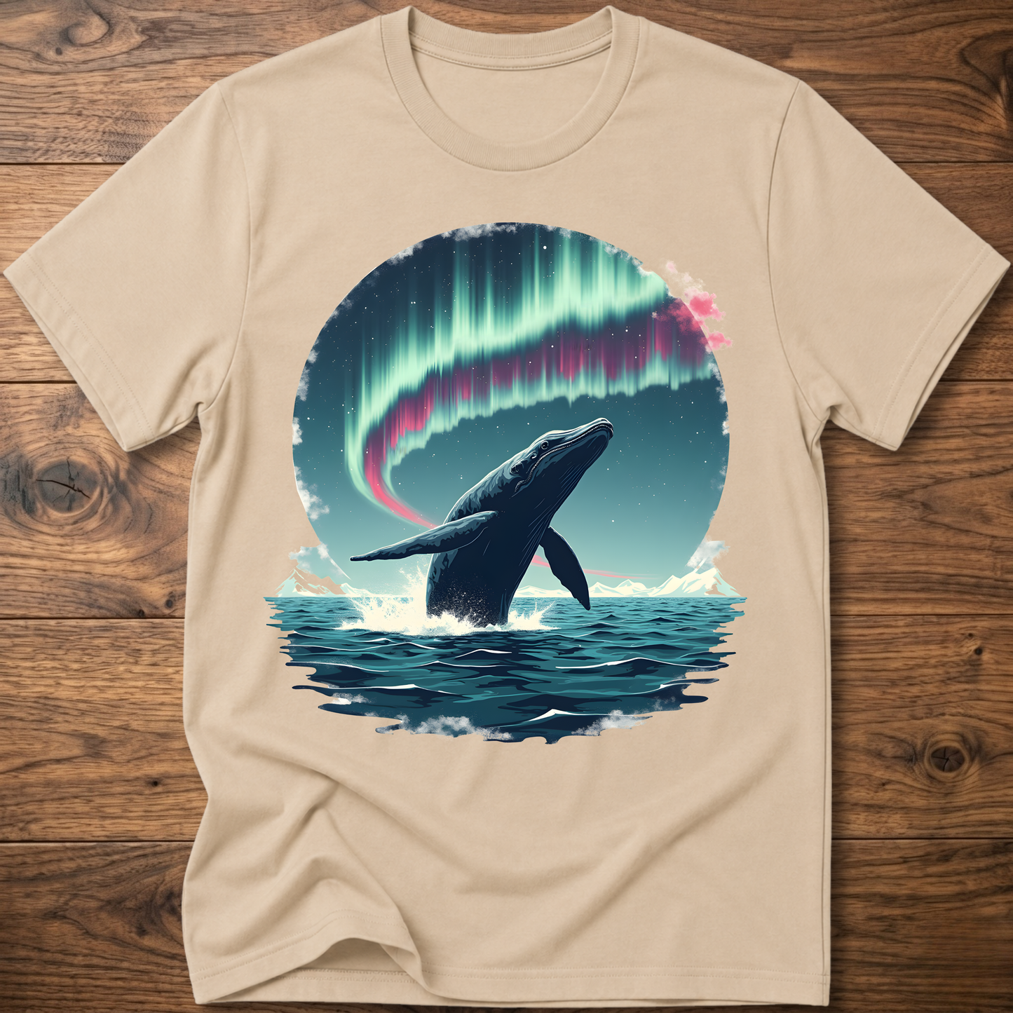 Aurora Retro Whale T-Shirt