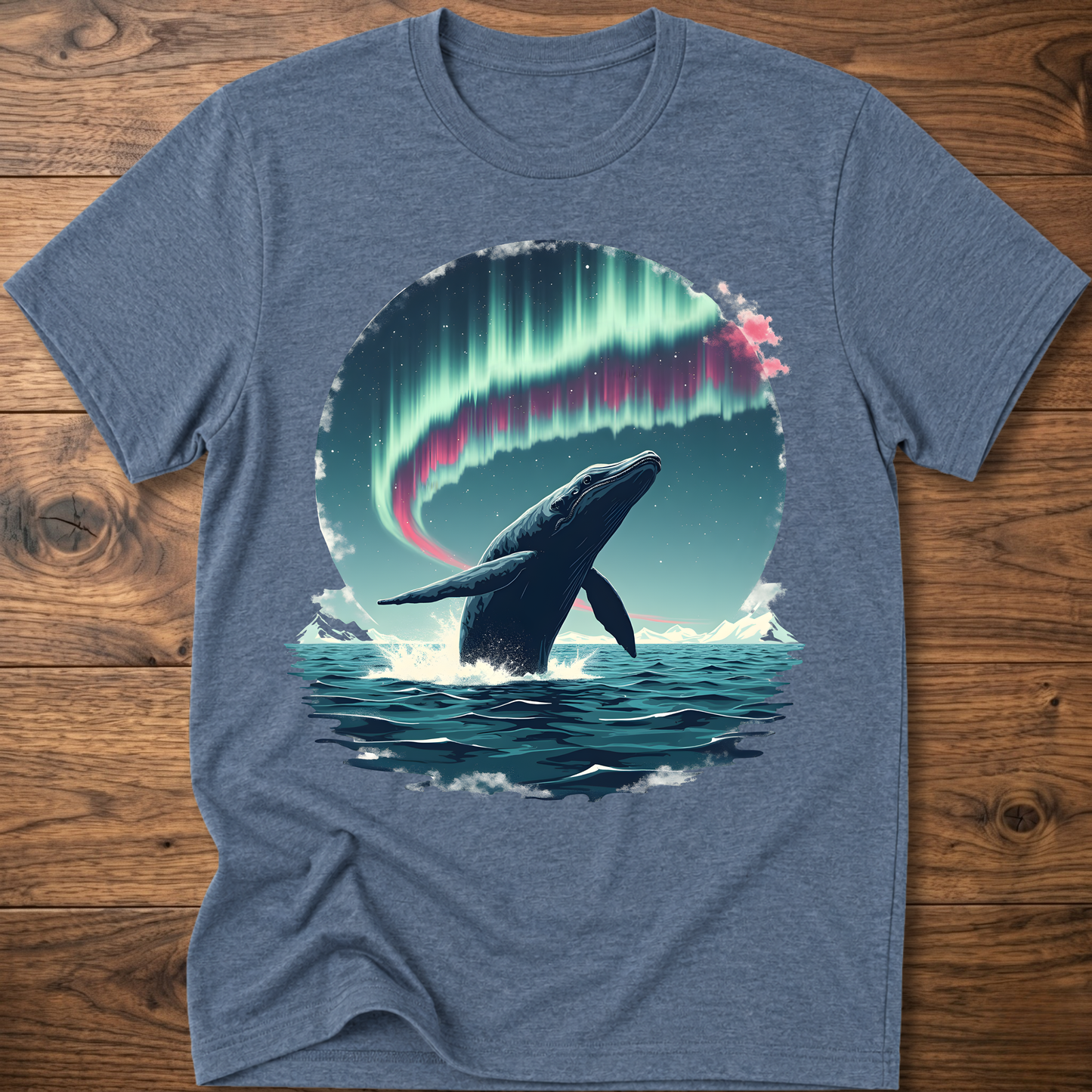 Aurora Retro Whale T-Shirt