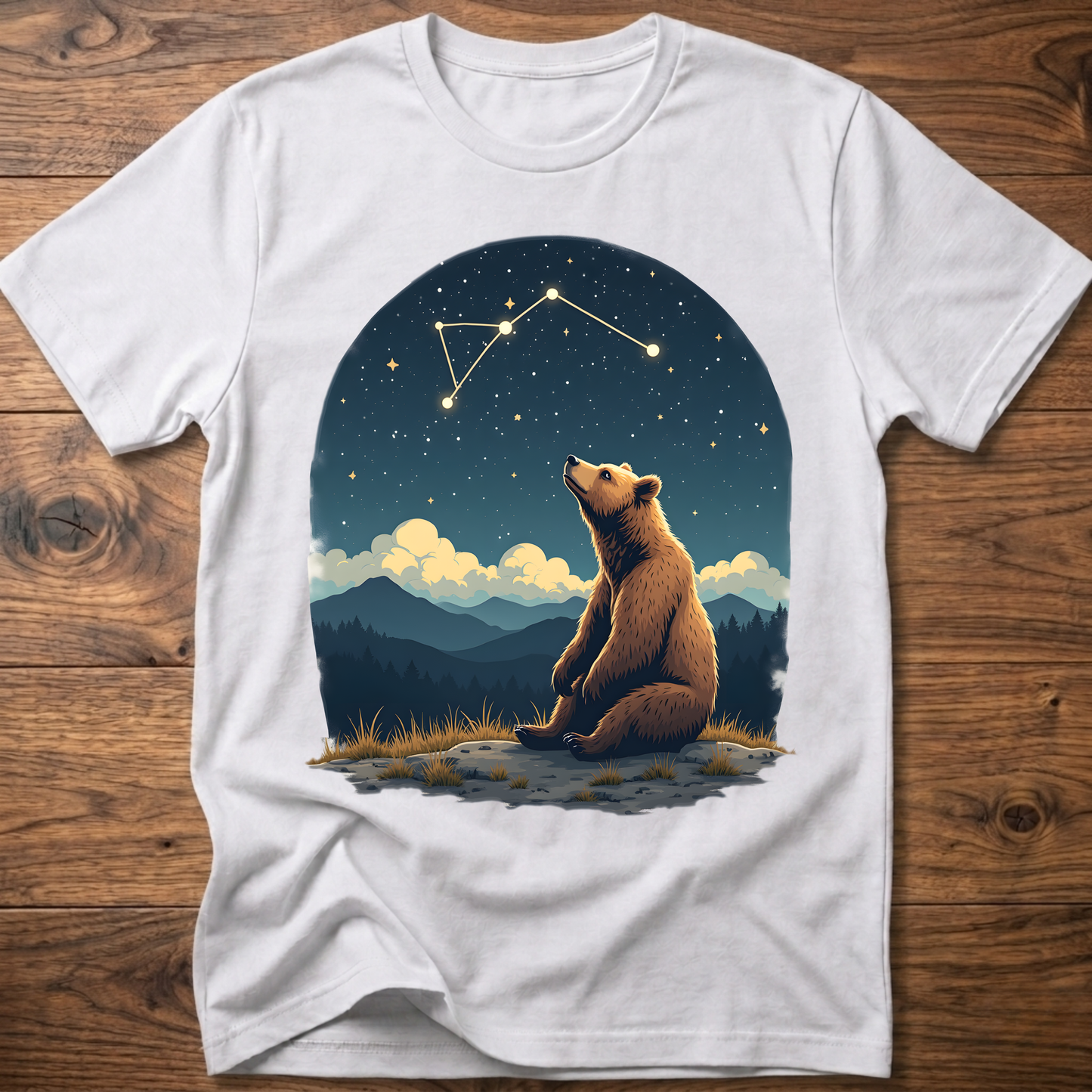 Vintage Starry Bear T-Shirt