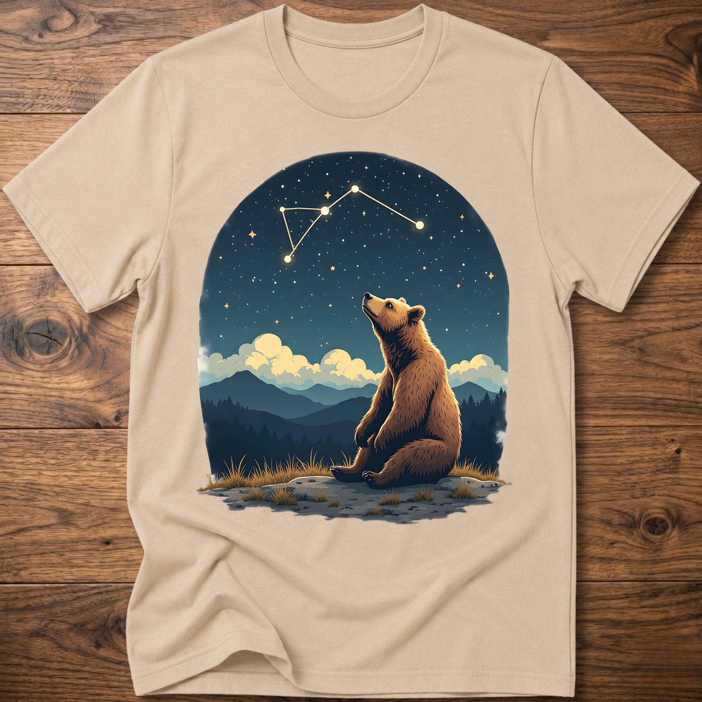 Vintage Starry Bear T-Shirt
