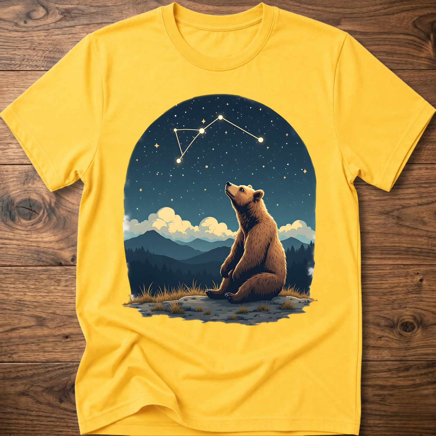 Vintage Starry Bear T-Shirt