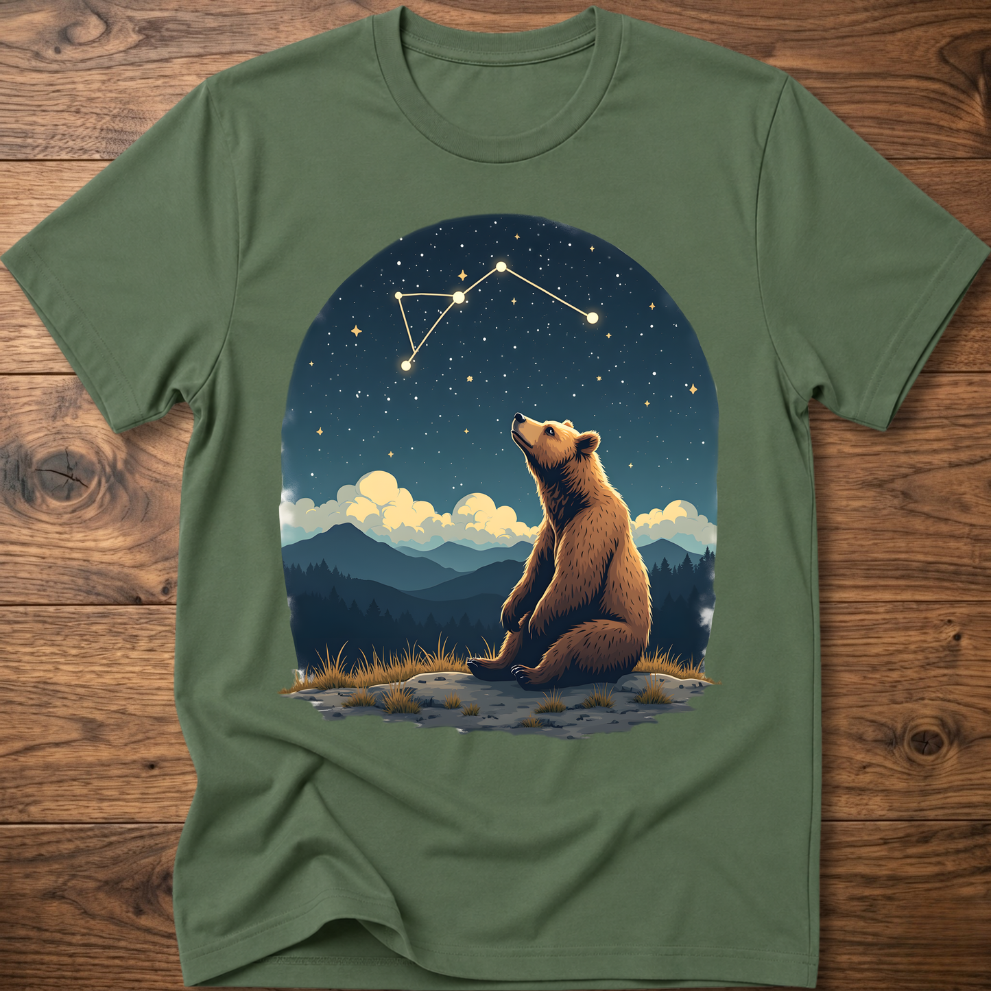 Vintage Starry Bear T-Shirt